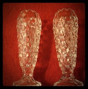 Pair of Fostoria Bud Vases